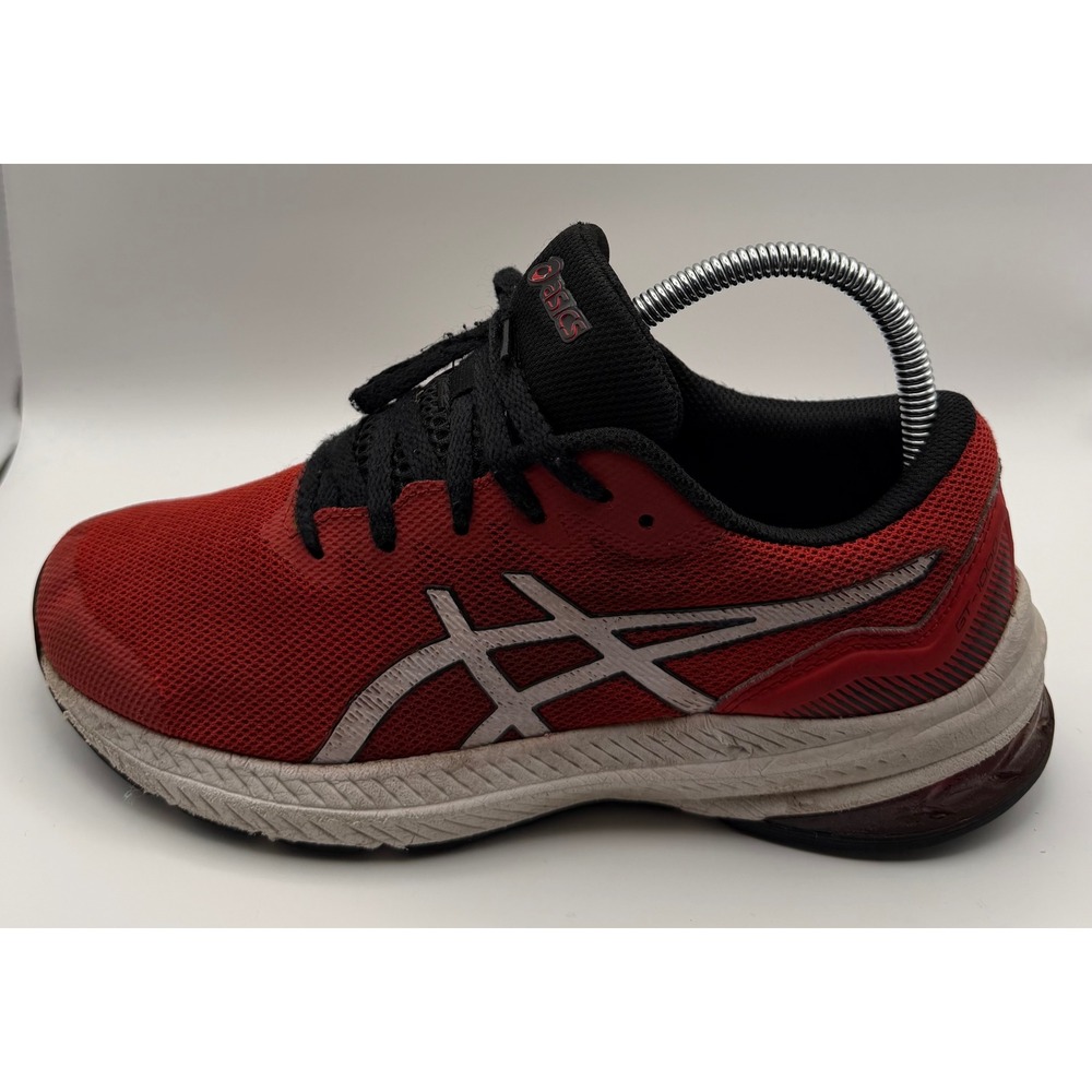 ASICS GT-1000 10 Running Shoes Kids 5.5 Red Black Good Condition 1014A237